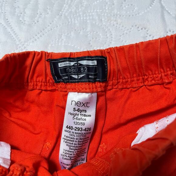 Next Chino Style Pull On Shorts Size 5/6 - Picture 5 of 5